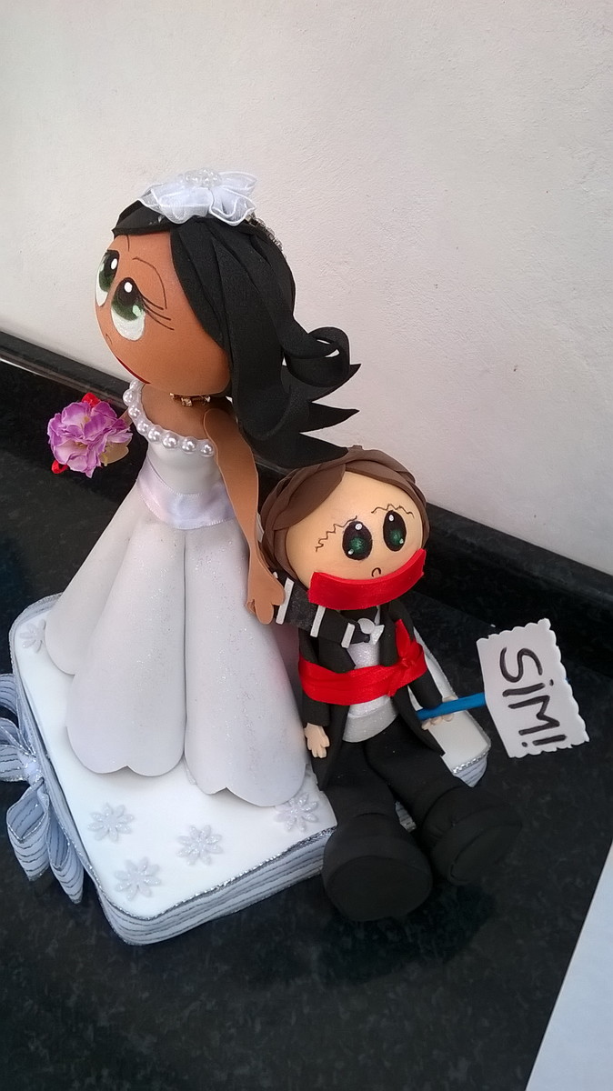Topo de bolo de casamento - Imagem 5