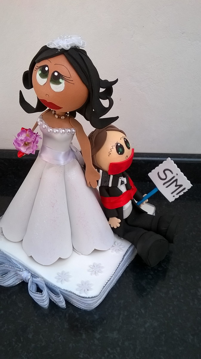 Topo de bolo de casamento - Imagem 3