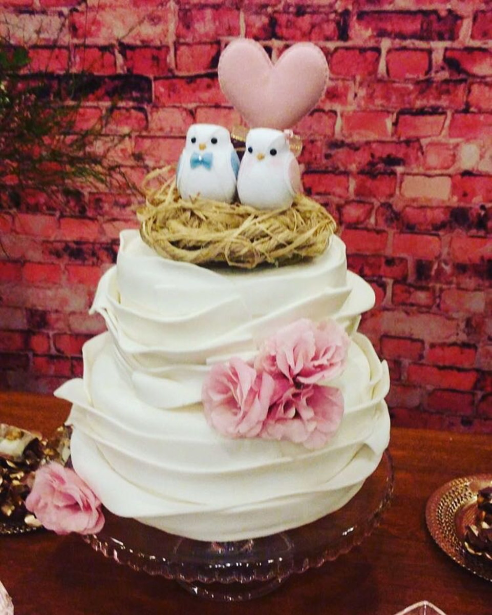 Topo de bolo de Casamento - Imagem 3