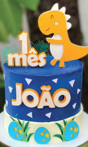 Topo de Bolo Dinossauro Arquivo de Corte
