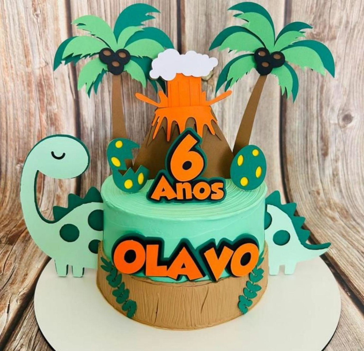 Topo de Bolo Dinossauro - Imagem 2