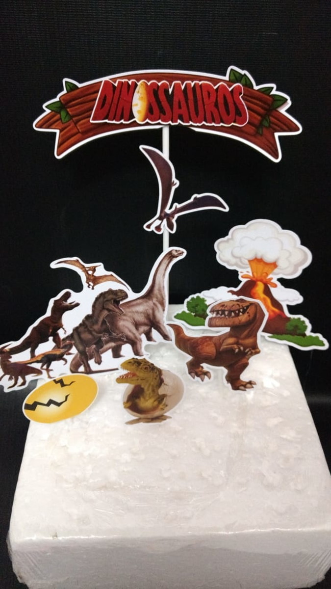 Arquivo Topo de Bolo - Dinossauros