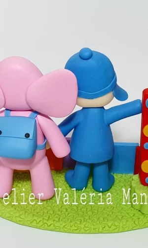 Topo De Bolo Do Pocoyo E Elly