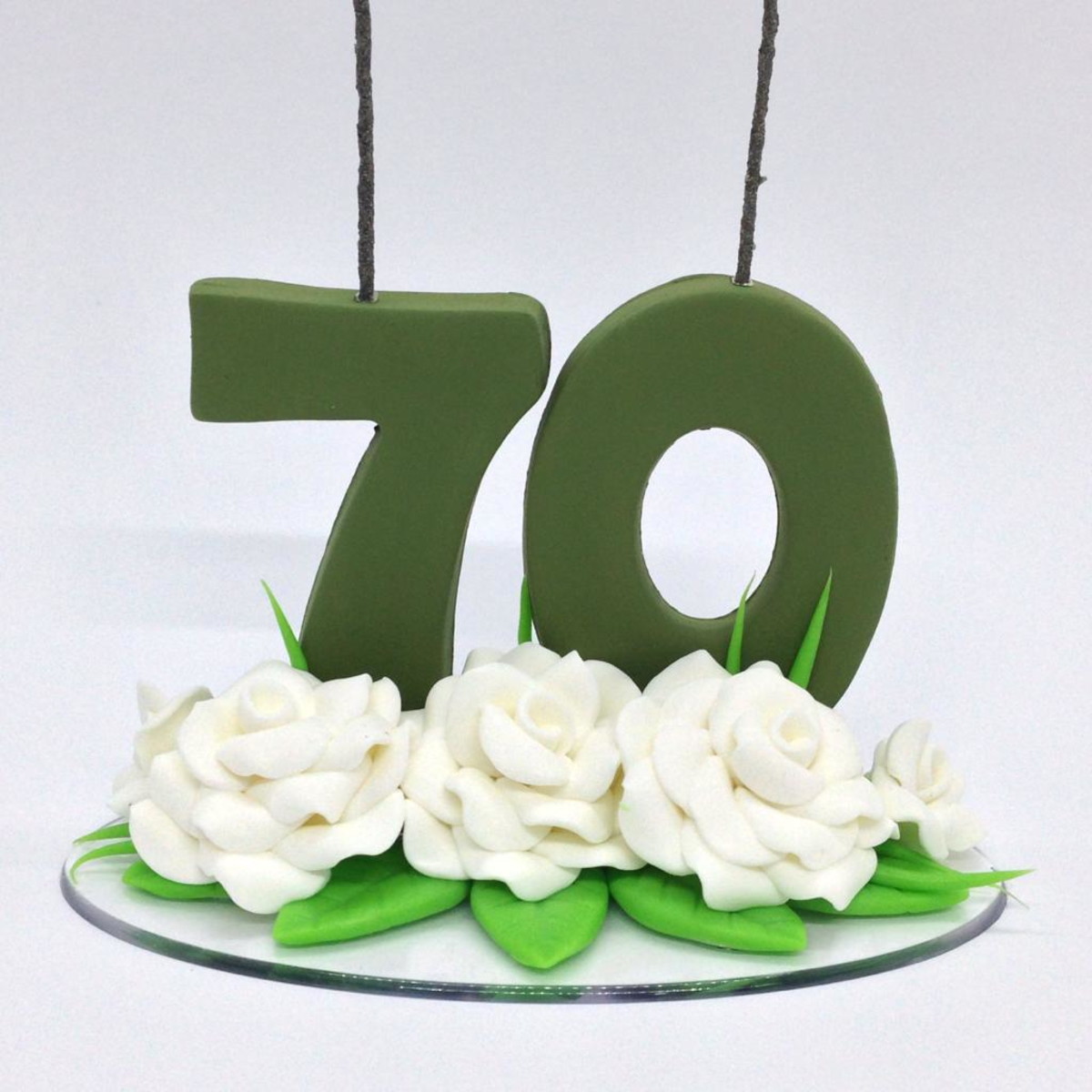Topo de Bolo Flores - Imagem 3