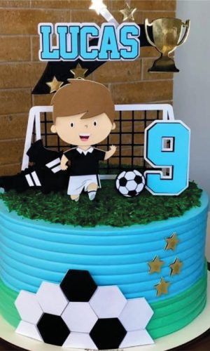 Topo de Bolo Futebol Arquivo de Corte