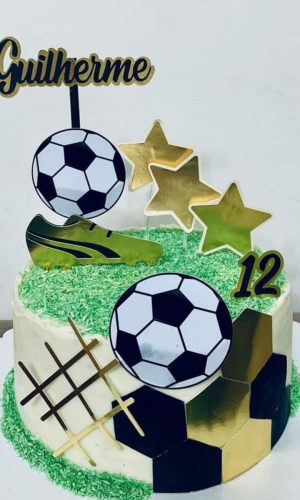Topo de Bolo Futebol