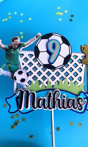 Topo de Bolo Futebol