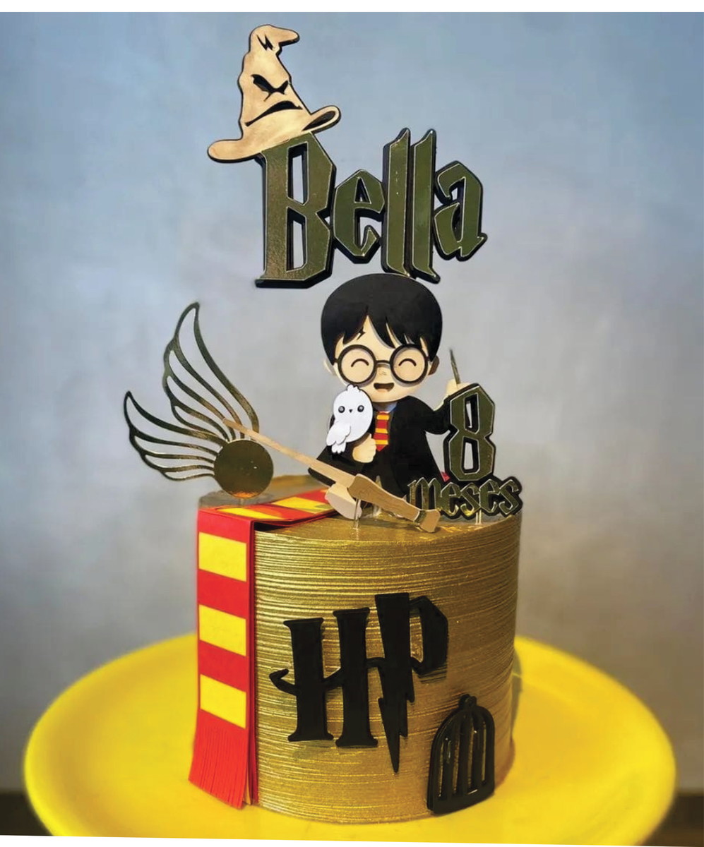Topo de Bolo Harry Potter Arquivo de Corte
