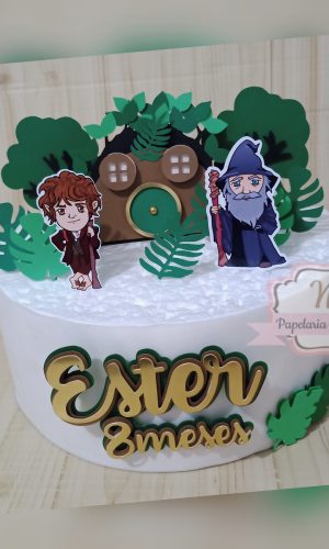 Topo de Bolo Hobbits