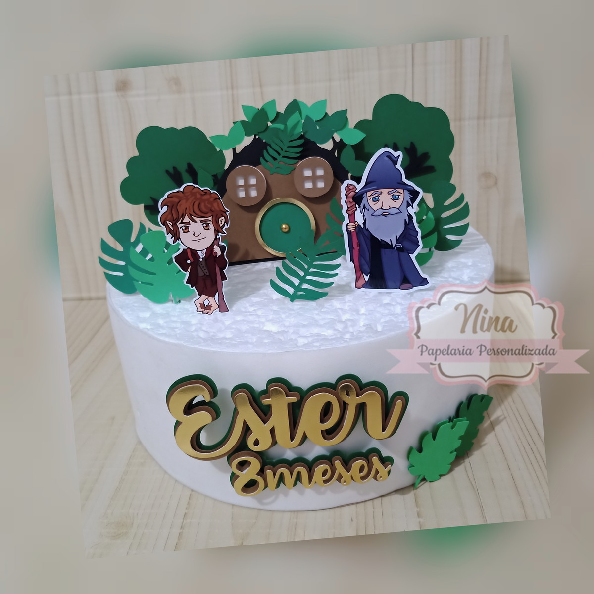 Topo de Bolo Hobbits