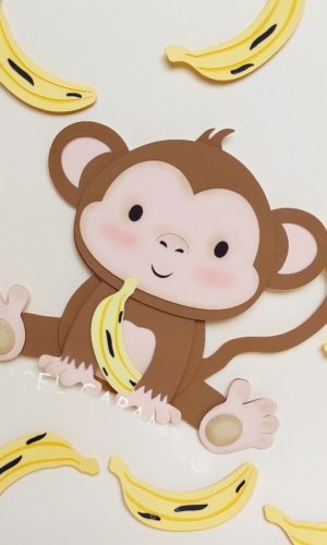 Topo de Bolo Macaquinho