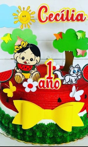 Topo de Bolo Magali