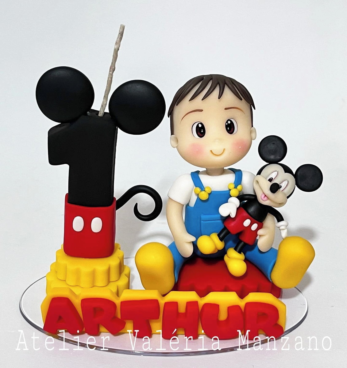 TOPO DE BOLO MICKEY PERSONALIZADO