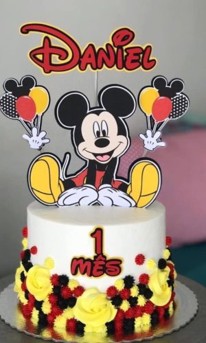 Topo de Bolo Mickey
