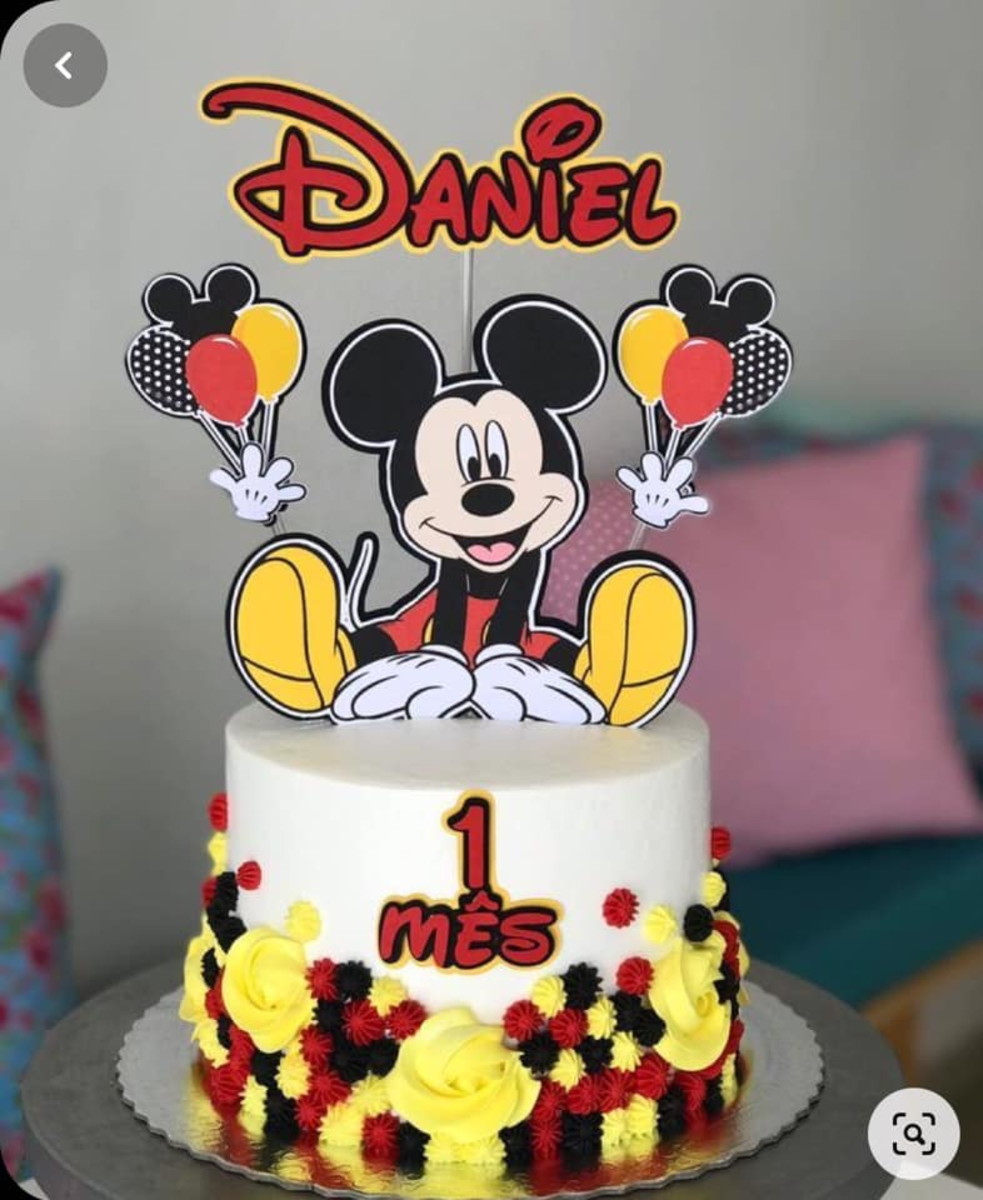 Topo de Bolo Mickey