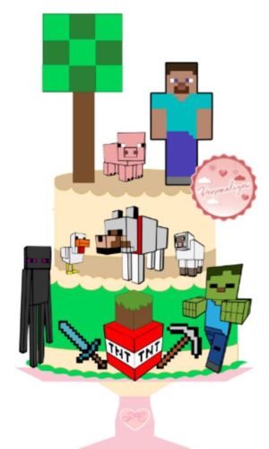 Arquivo Topo de Bolo - Minecraft