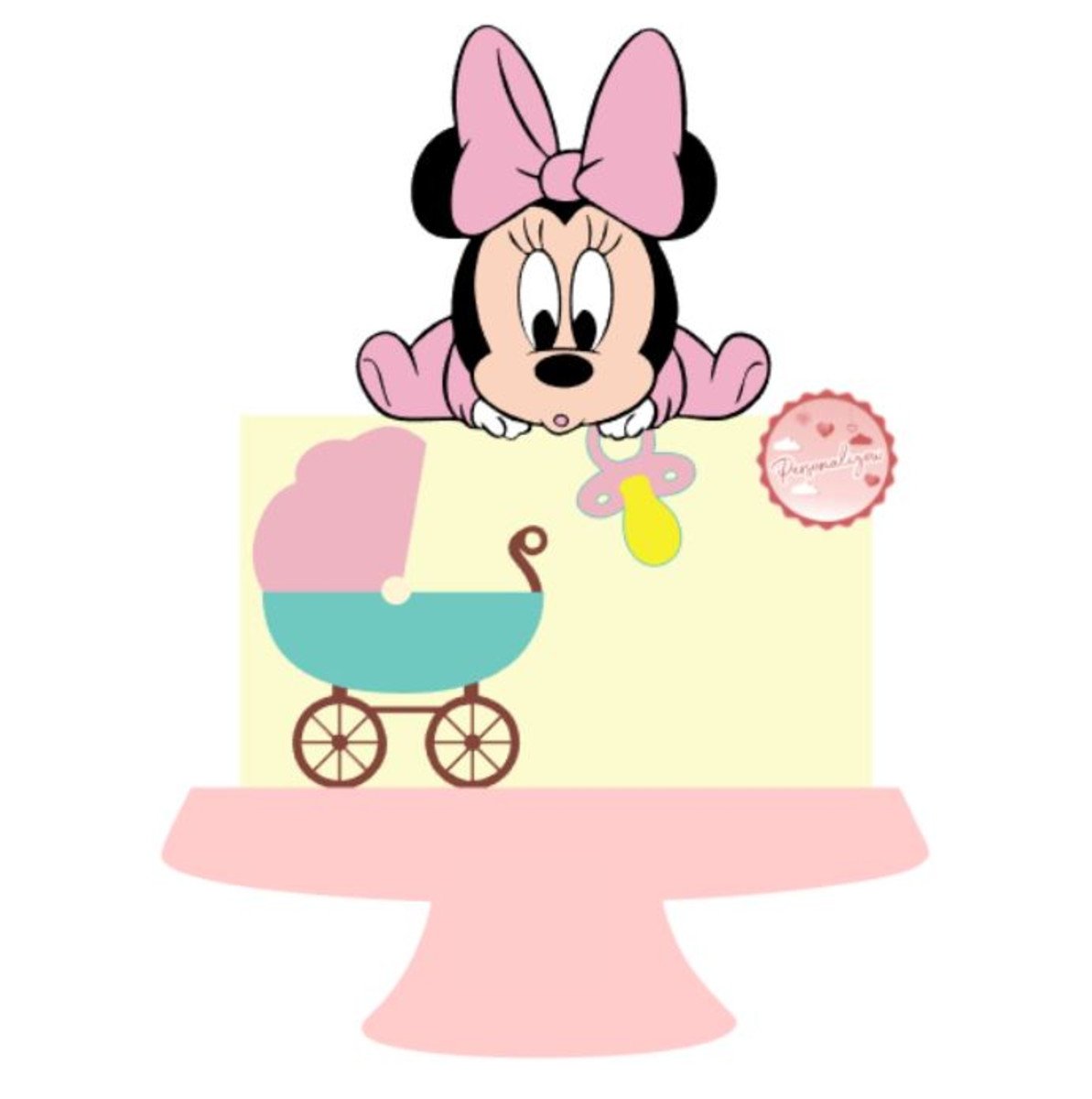 Arquivo Topo de Bolo - Minnie Baby