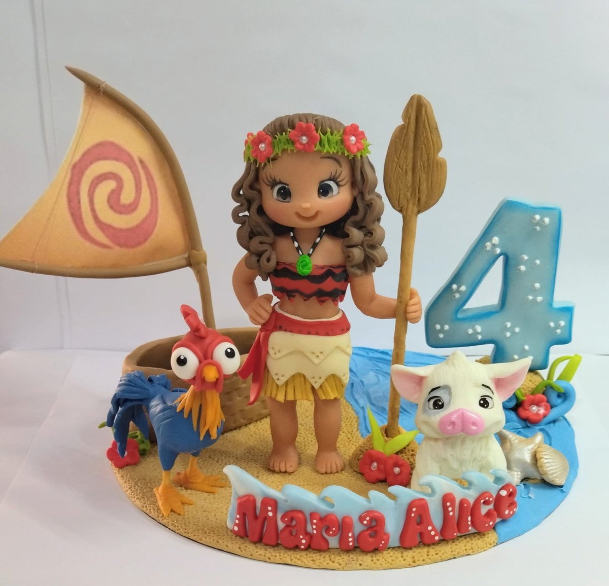 Topo de Bolo Moana
