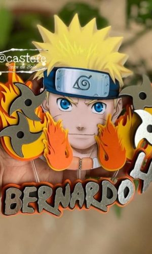Topo de Bolo Naruto