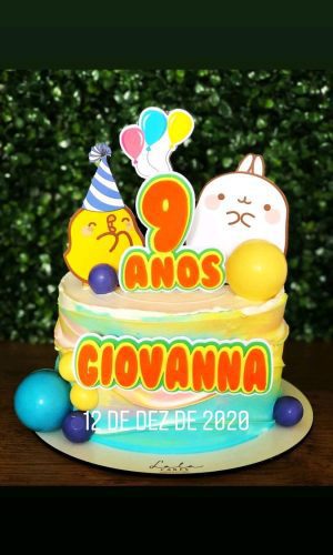 Topo de Bolo Molang