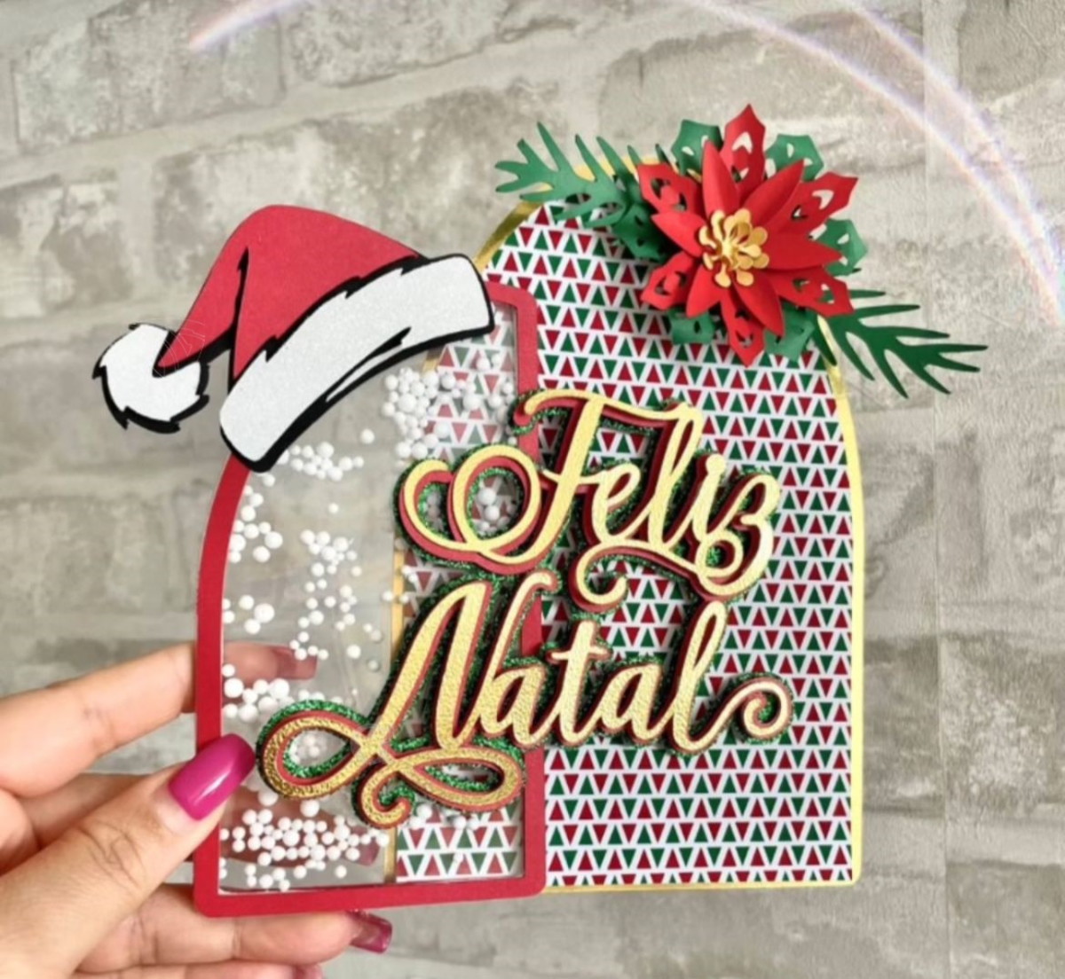 Topo de Bolo Natal