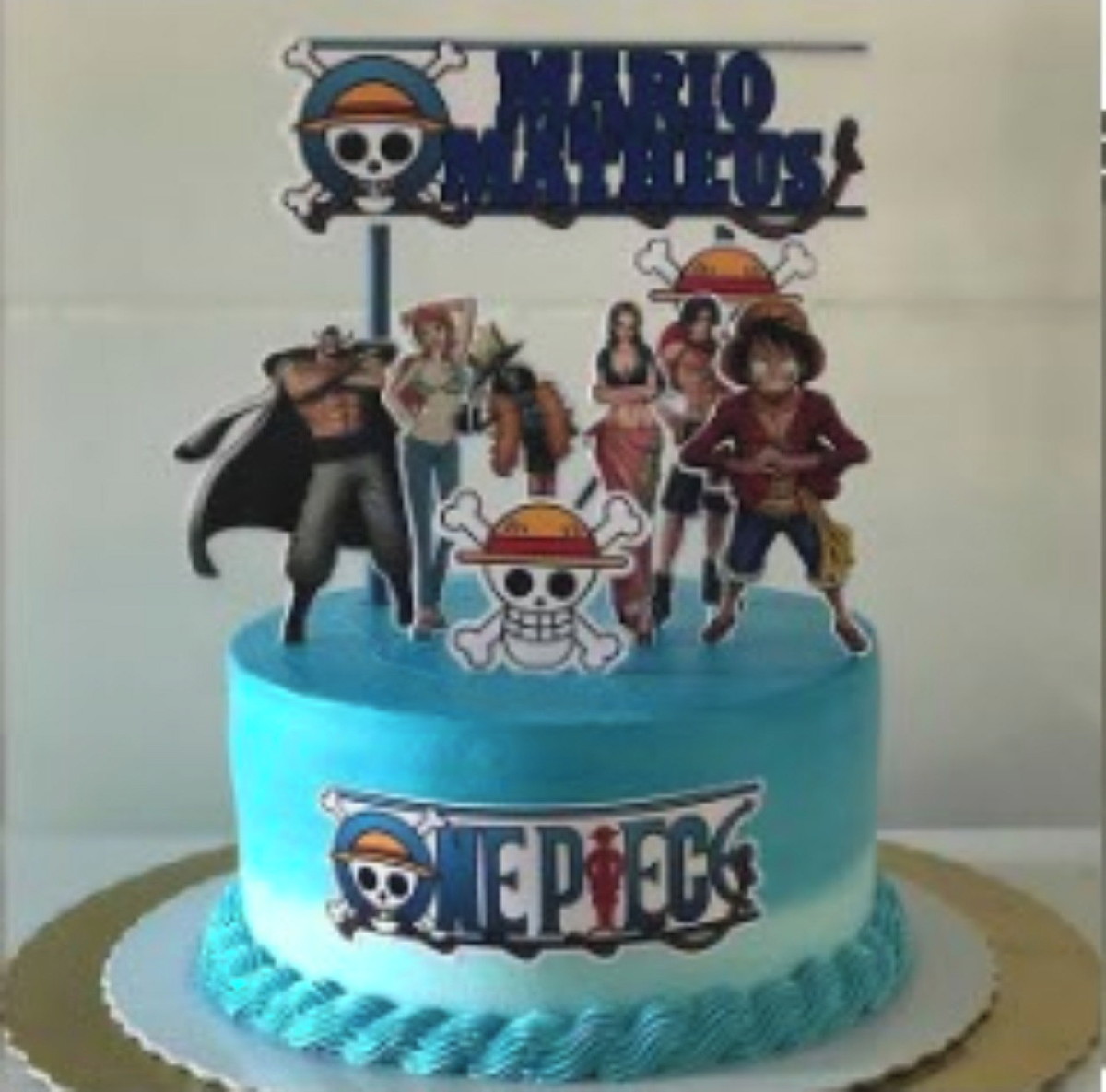 Topo de Bolo One Piece