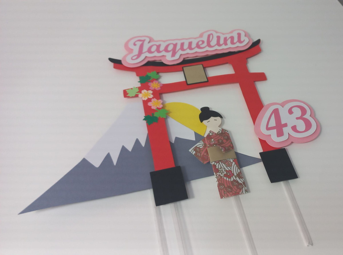 Topo de Bolo Oriental - Imagem 3