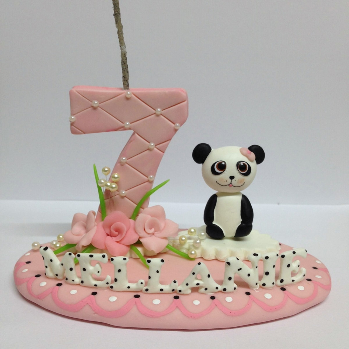 Topo De Bolo Panda