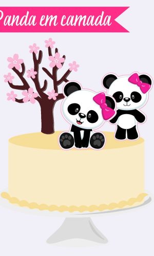 Arquivo Topo de Bolo - Panda