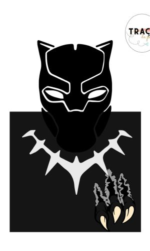 Topo de Bolo PANTERA NEGRA - 100% Camadas (ARQUIVO DIGITAL)