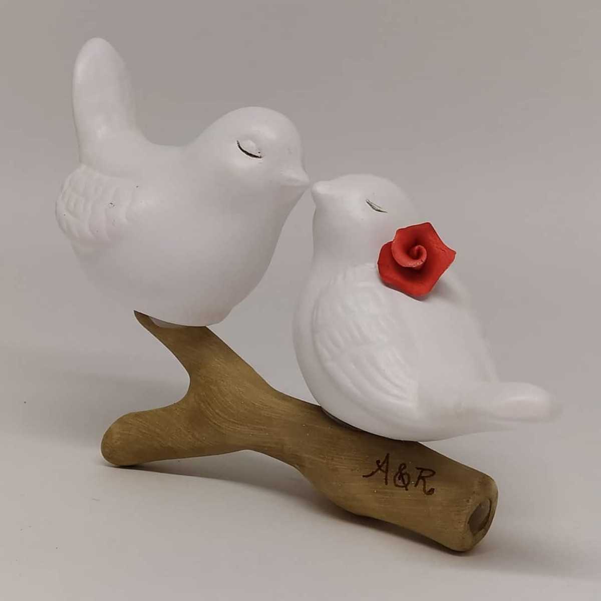 Topo de Bolo Passarinhos, Pombinhos para Casamento