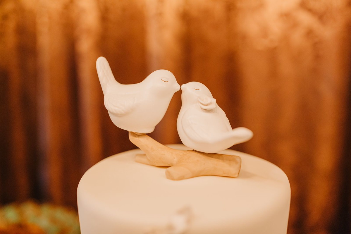 Topo de Bolo Passarinhos, Pombinhos para Casamento - Imagem 5