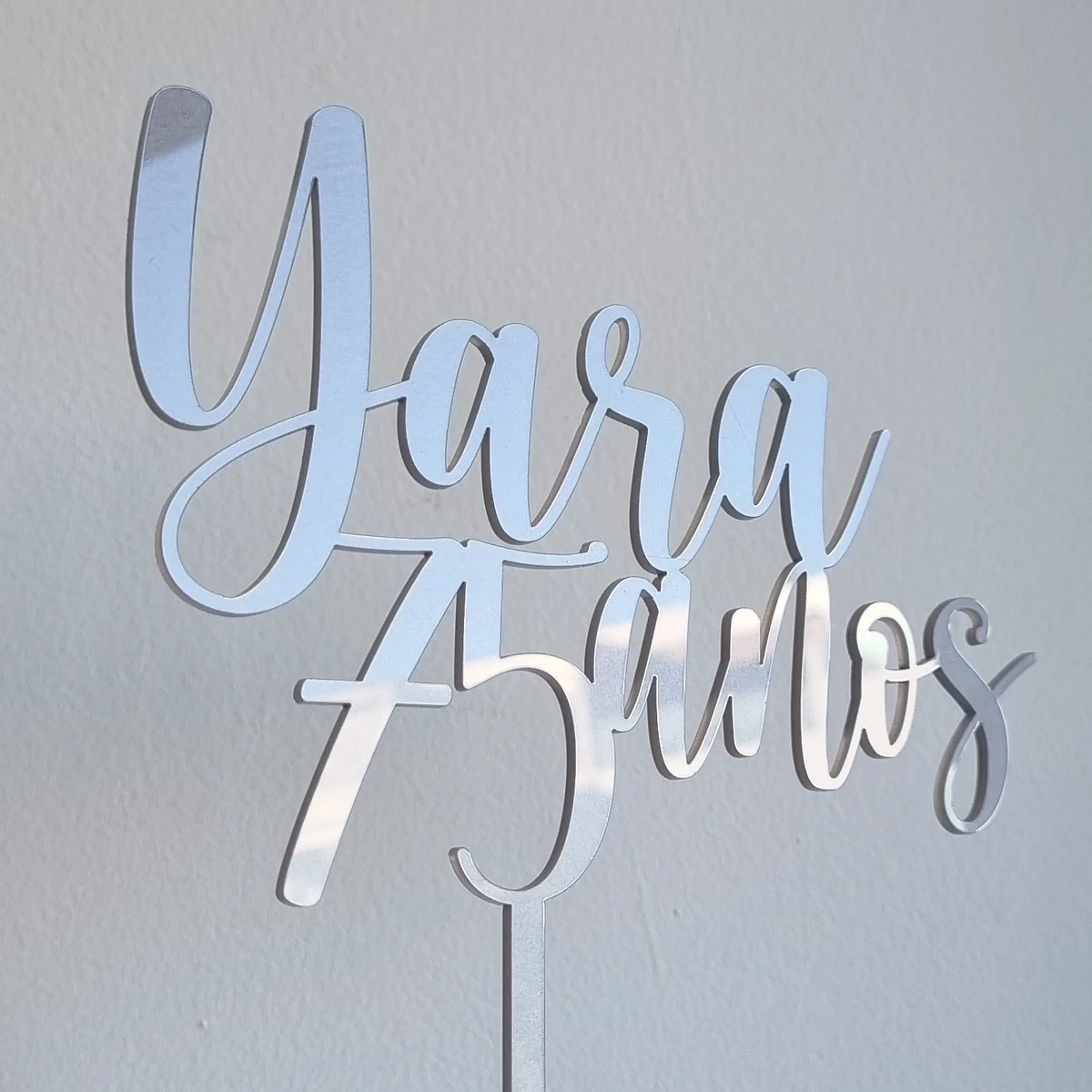 Topo de Bolo Personalizado Nome,idade e Anos