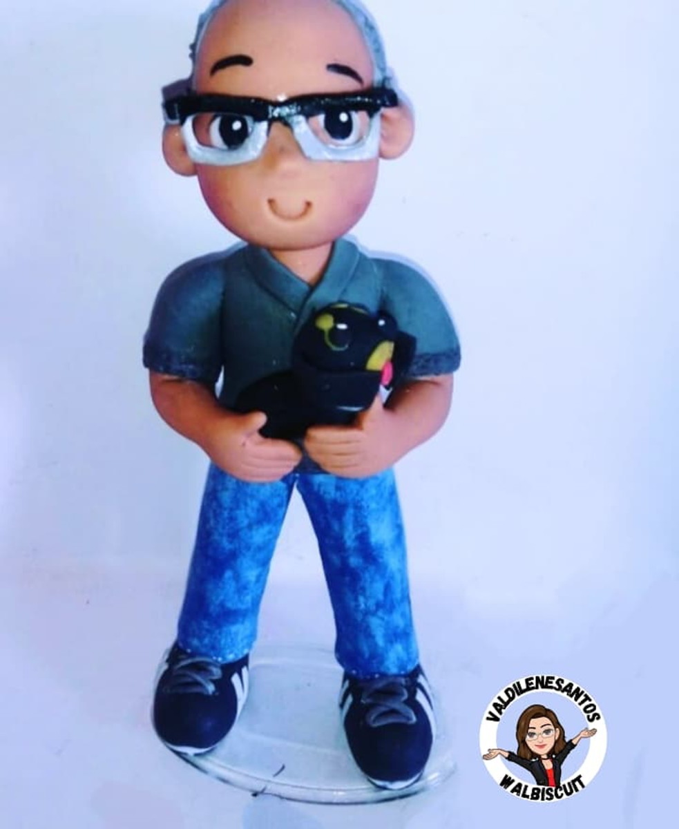 Topo de bolo personalizado