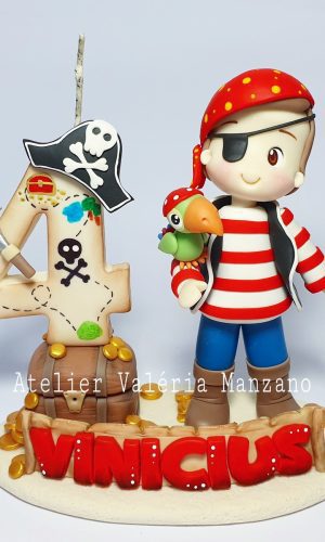 TOPO DE BOLO PIRATA