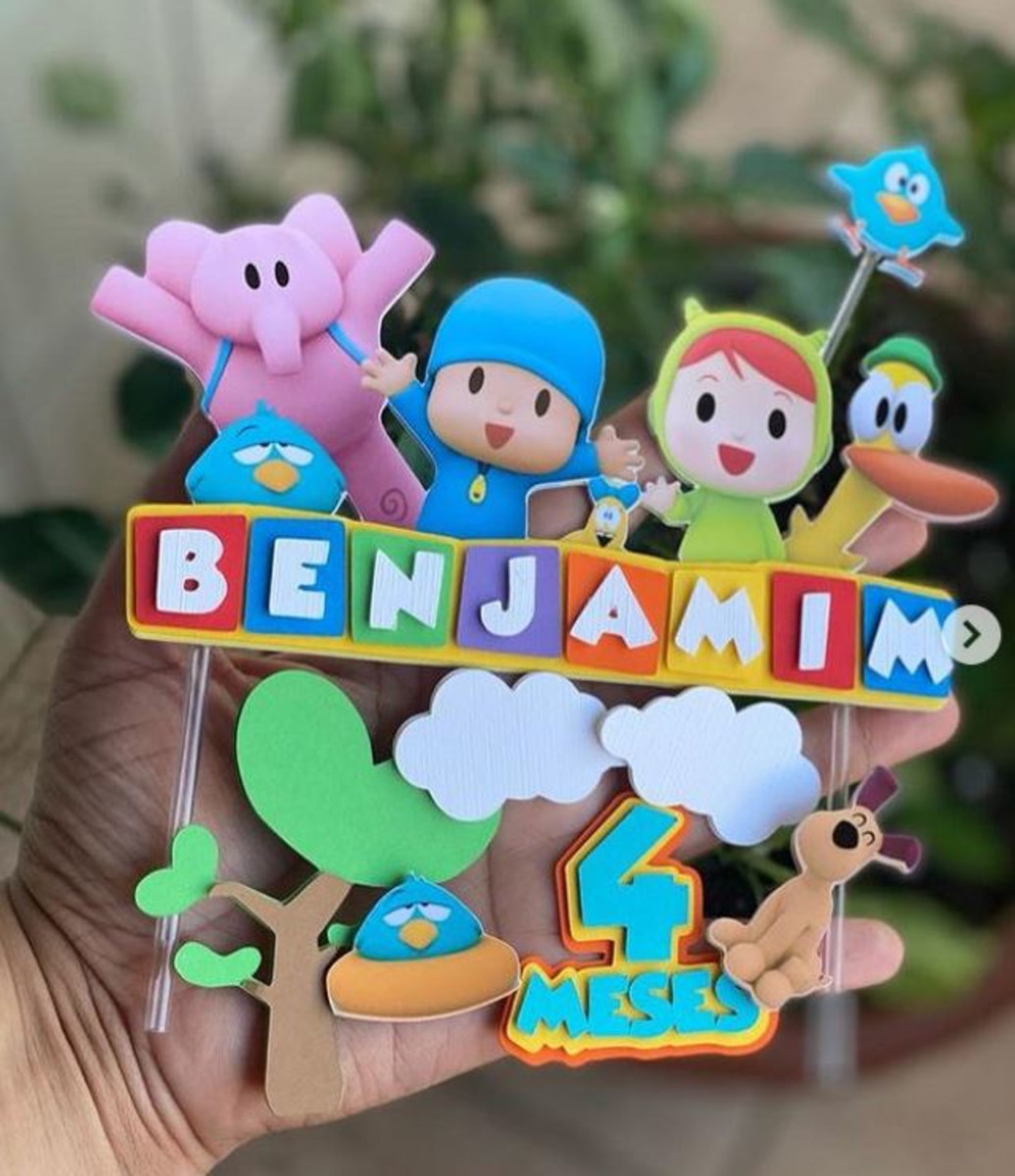 Topo de Bolo Pocoyo