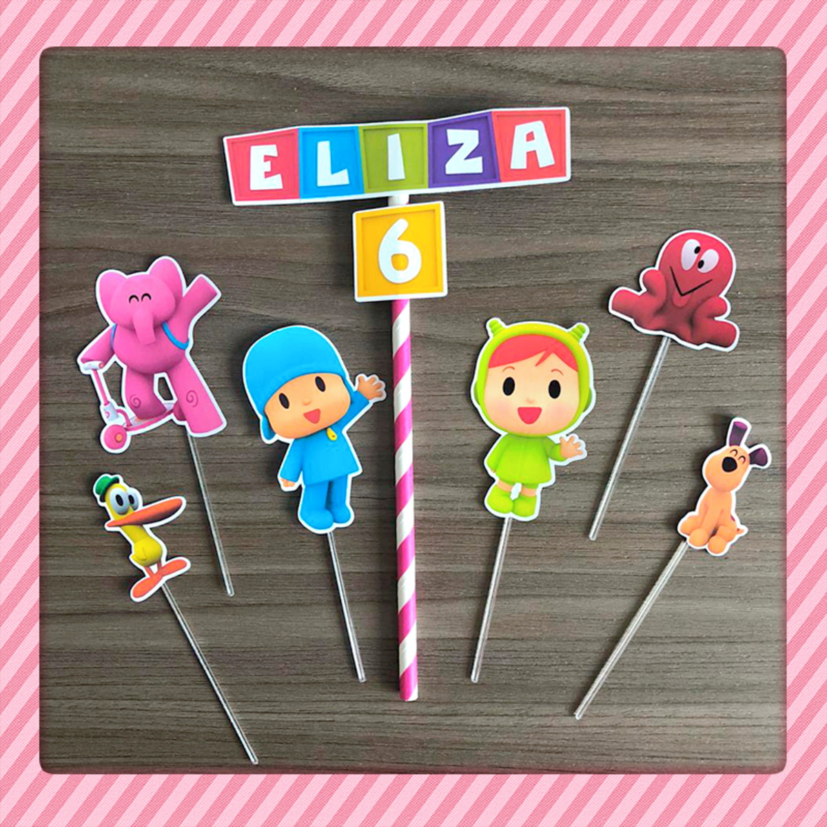 Topo de Bolo Pocoyo