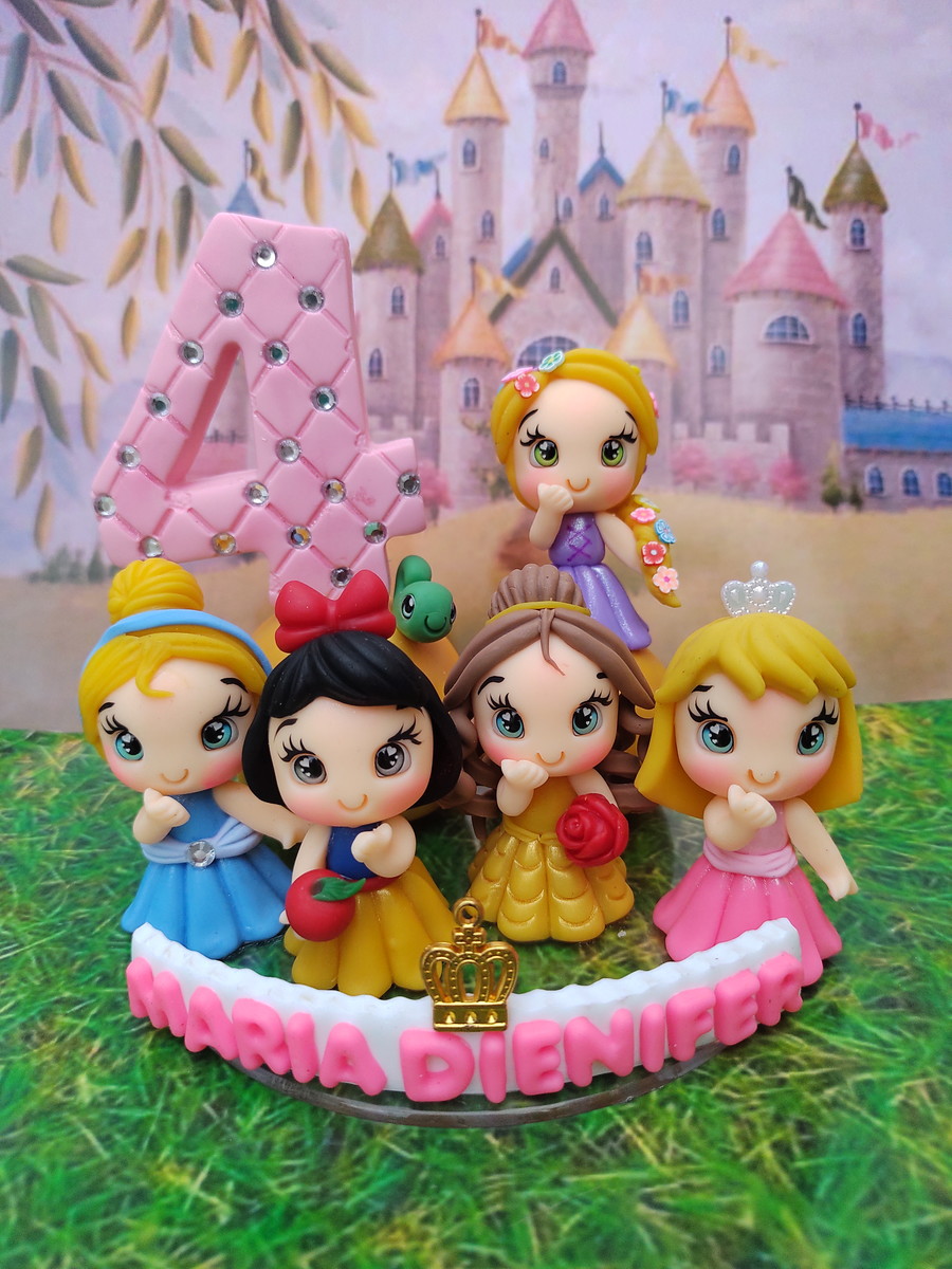 Topo de Bolo Princesas