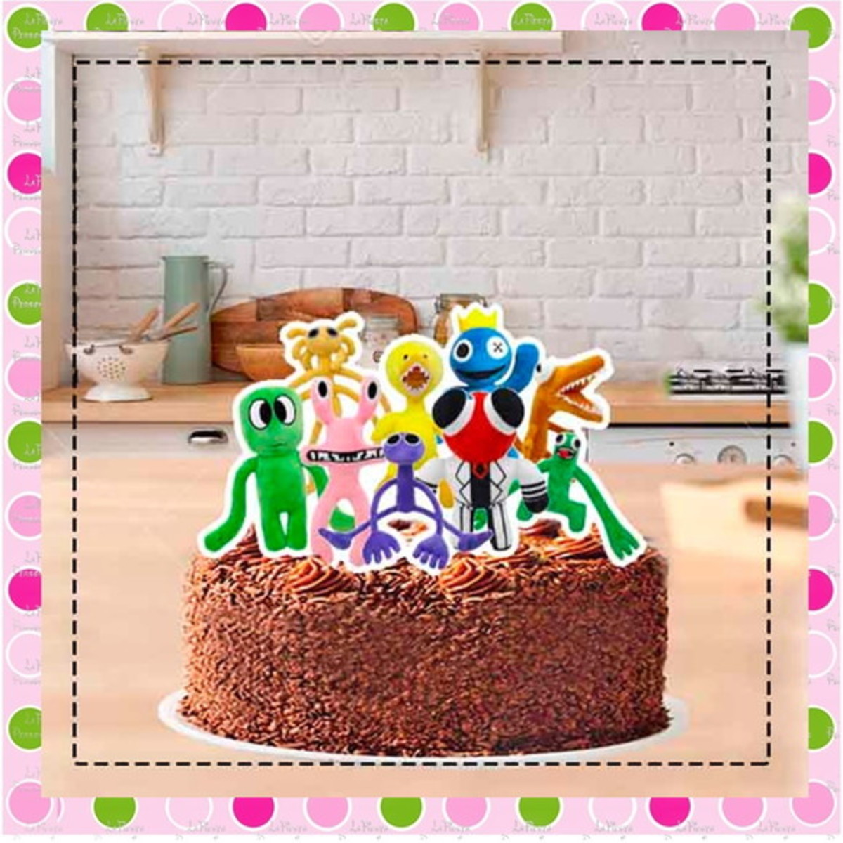 Arquivo Topo de Bolo Rainbow Friends - Compre 1 Ganhe Outro