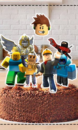 TOPO DE BOLO ROBLOX 09 - ARQUIVO DIGITAL