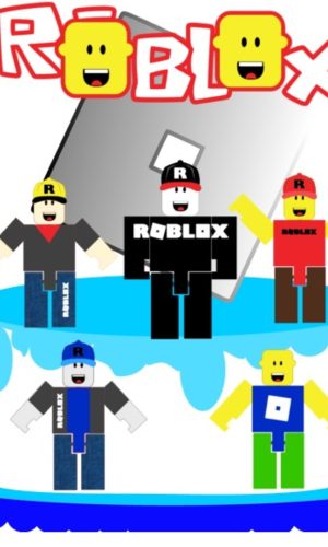 Topo de Bolo Roblox 5 + 4 Arquivos a Sua Escolha