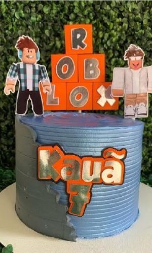 TOPO DE BOLO ROBLOX - ARQUIVO DE CORTE