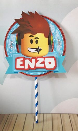 Topo de Bolo Roblox - Arquivo Digital