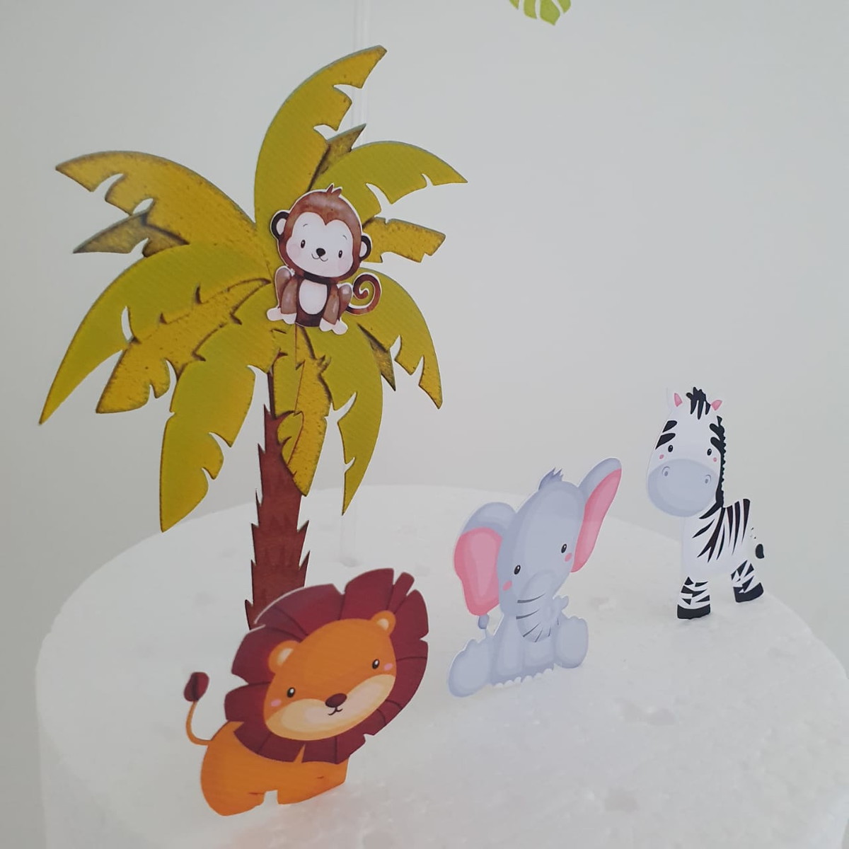 Combo + Arquivo De Corte - Topo De Bolo Safari - Imagem 4