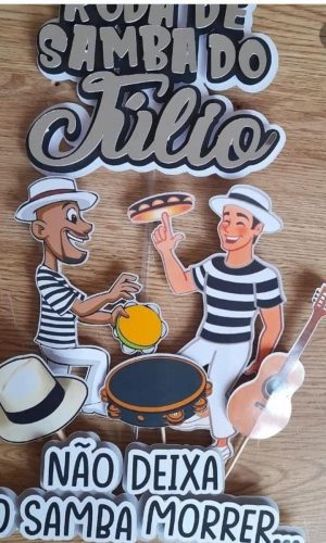 Topo de Bolo Samba