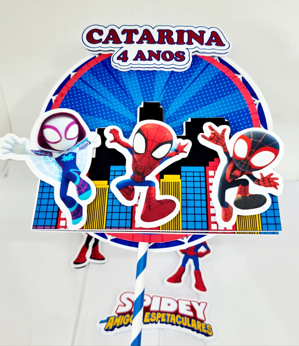 Topo de Bolo Spidey - Imagem 4