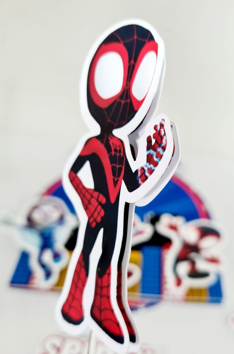 Topo de Bolo Spidey - Imagem 5