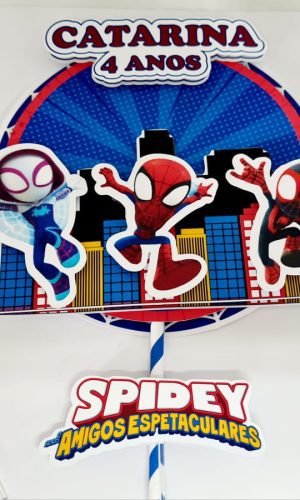 Topo de Bolo Spidey