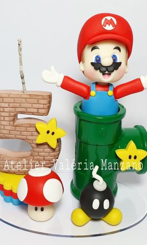 TOPO DE BOLO SUPER MÁRIO