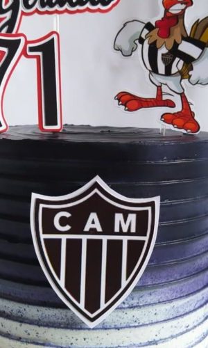 Topo de Bolo Time Galo